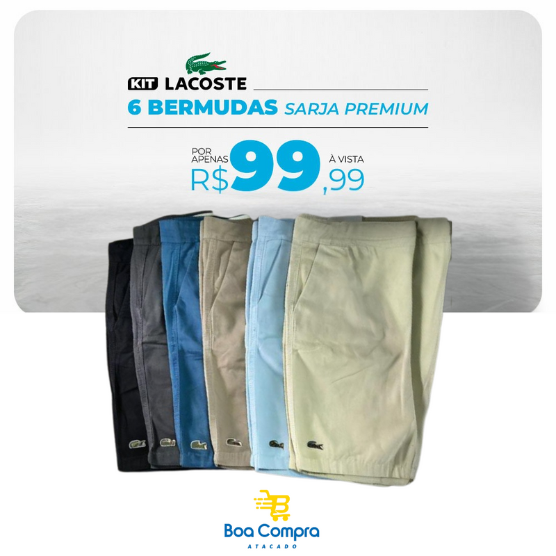 6 Bermuda Lacoste Sarja