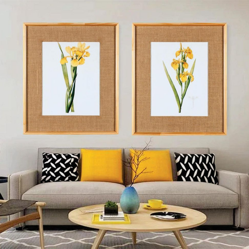 Quadro Decorativo Botanicals Orquídea 1 Botão 63x73cm com vidro