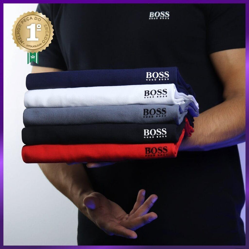 Kit 5 Camisas Premium H. Boss - Pague 3 Leve 5 - Loja Online