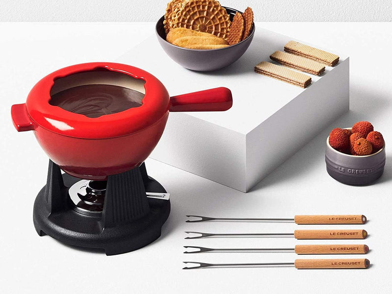 Conjunto de Fondue Le Creuset