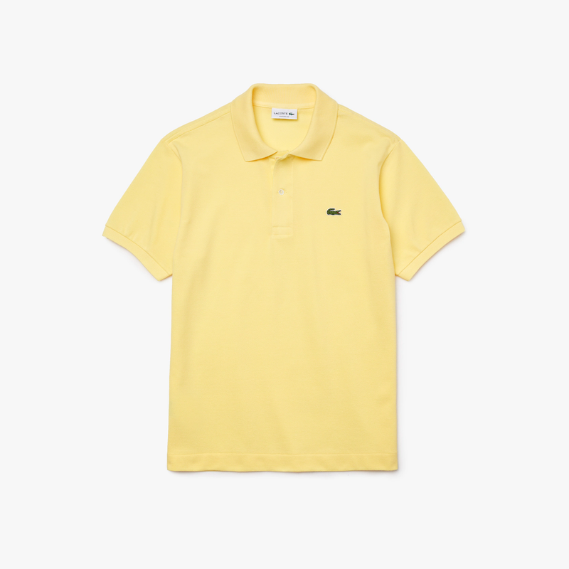 Camisa Gola Polo Lacoste Regular Fit Amarela
