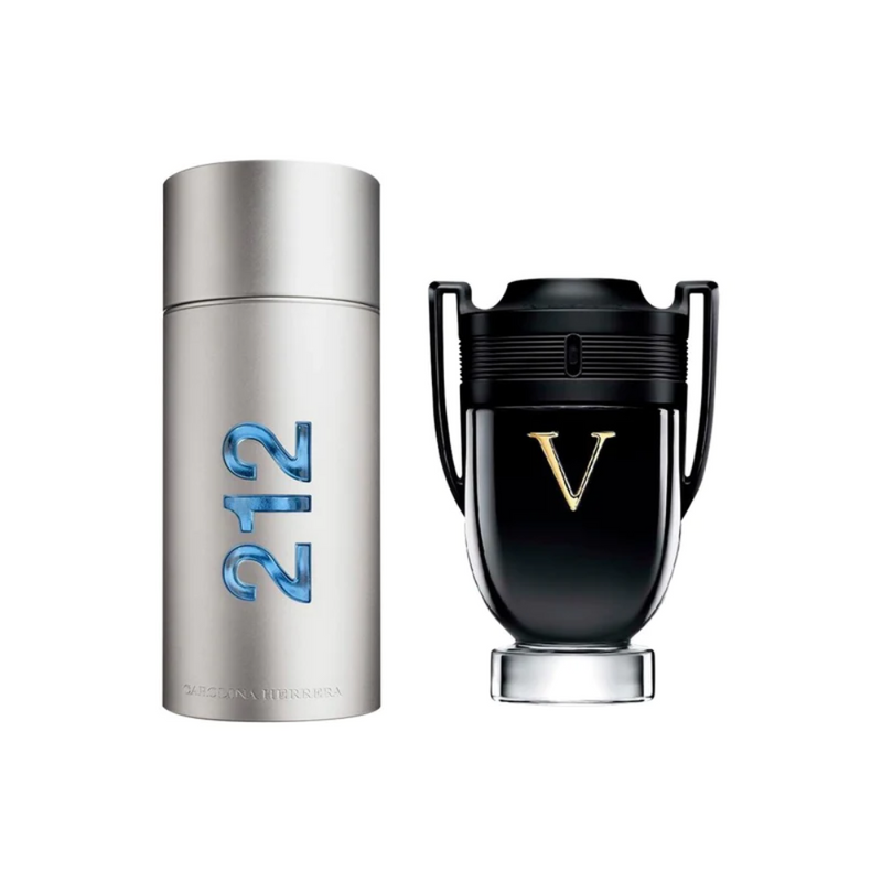 Combo de Perfumes Masculinos 212 MEN e Invictus Victory - Loja Online