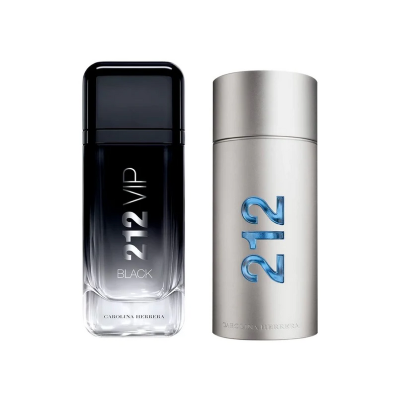 Combo de Perfumes Masculinos 212 VIP Black e 212 MEN - Loja Online