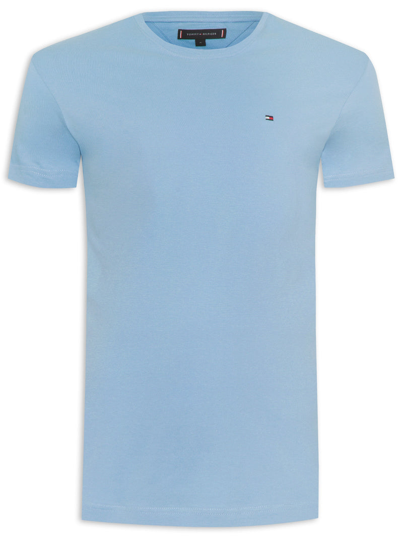 Camiseta Tommy Hilfiger Masculina Classic Nape Azul Claro