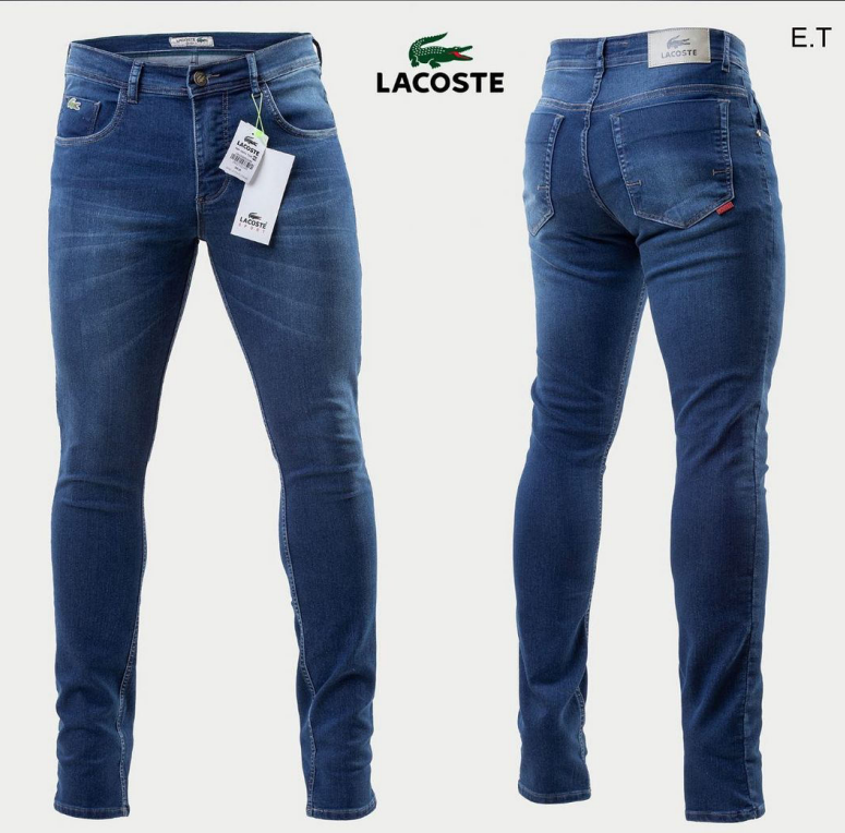 KIT 5 Calças Jeans e 5 Camisetas Lacoste [QUEIMA ESTOQUE]