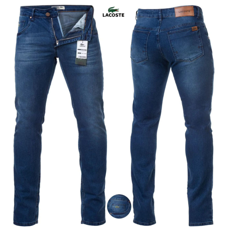 KIT 5 Calças Jeans e 5 Camisetas Lacoste [QUEIMA ESTOQUE]