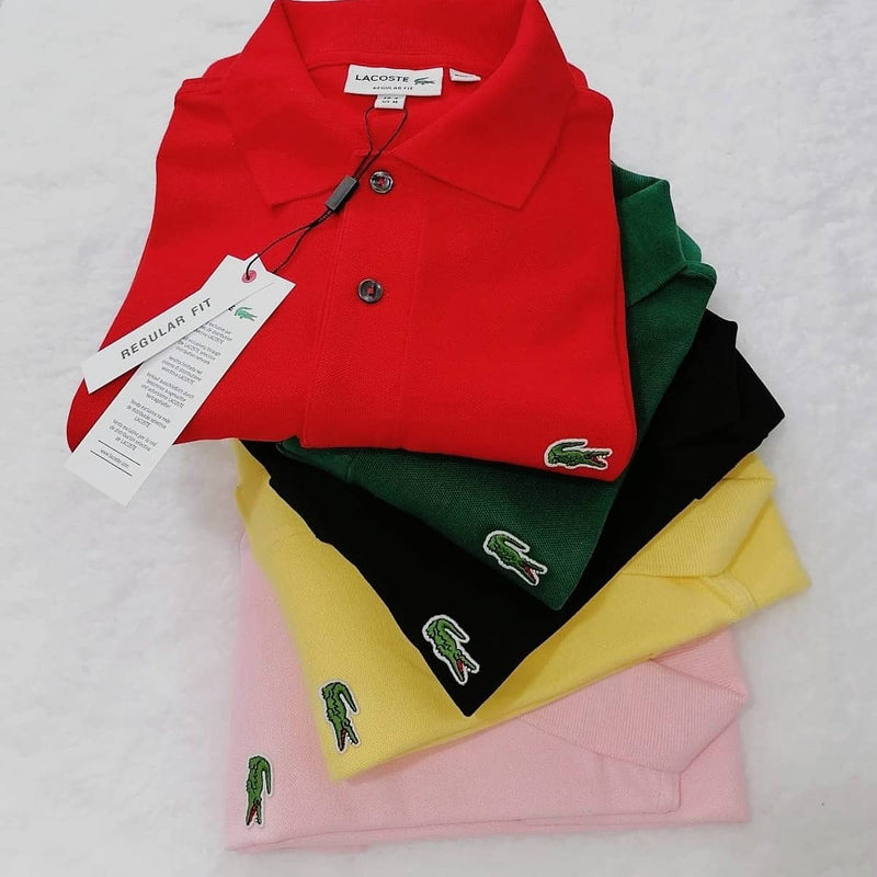KIT 03 CAMISAS GOLA POLO LACOSTE PETIT PIQUET