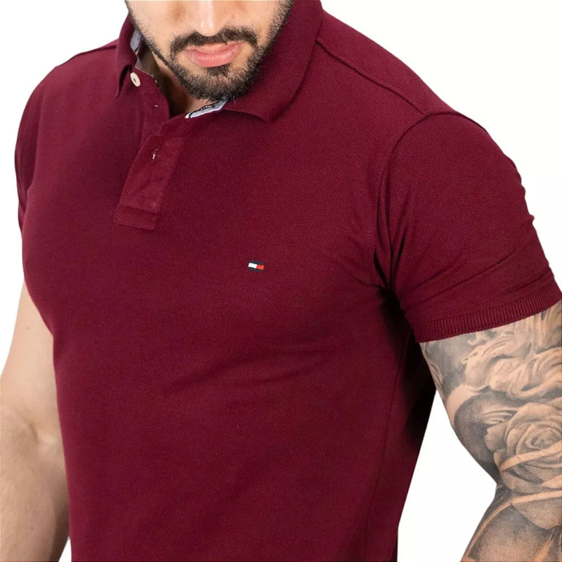 05 Camisas Polo Tommy + Relógio Tommy